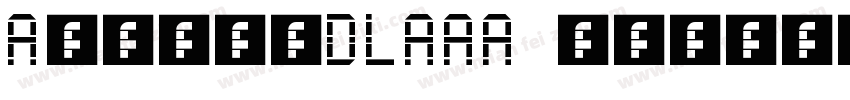 AlmoniDLAAA regular字体转换
